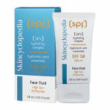 SPF 50 слънцезащитен флуид за лице с 10% хидратиращ комплекс с хиалуронова киселина, серамиди, полиглутаминова киселина, 50ml