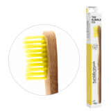 100% Бамбукова четка за зъби с мек косъм-жълт (soft) 1бр.