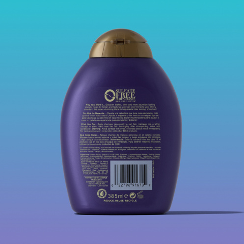 Шампоан за обем и плътност с биотин и колаген без сулфати 385ml