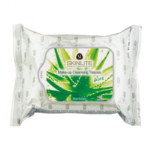 Кърпички за лице - мокри за почистване на грим с зелен чай 30бр.