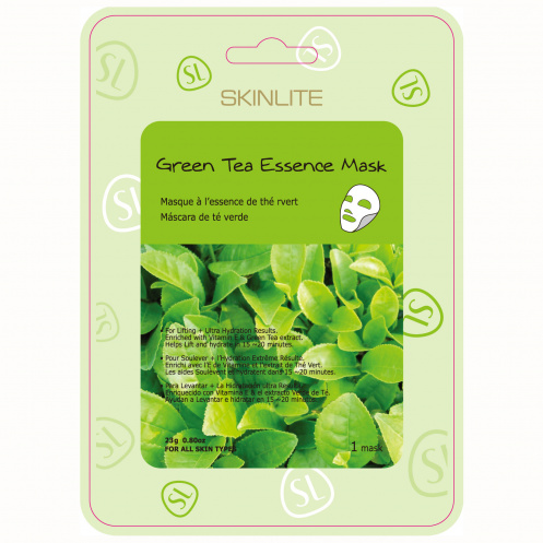 Шийт маски за лице със зелен чай 23g