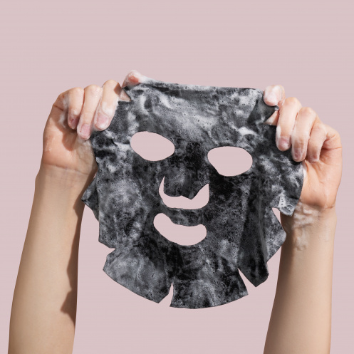 Корейска козметика дълбоко почистваща кислородна маска за лице с активен въглен