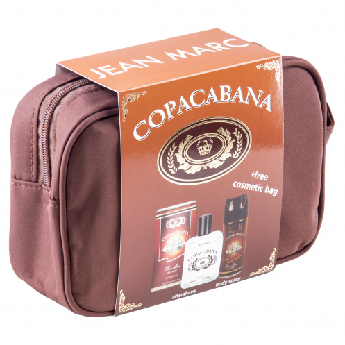 Комплект подарък за мъже COPACABANA (афтършейв 100ml + дезодорант 150ml + несесер)