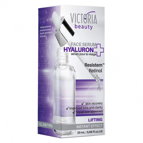 HYALURON Серум за лице с лифтинг ефект с хиалурон, ретинол и стволови клетки 20ml