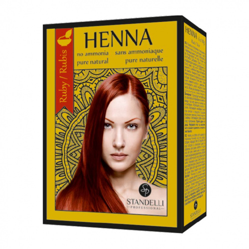 Henna - Ruby hair color 6pcs.