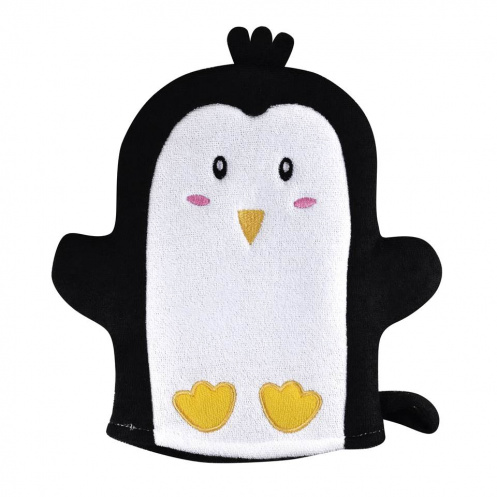 Детска гъба за баня - ръкавица пингвин