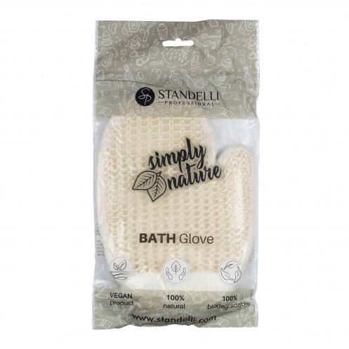 Simply Nature Естествена ексфолираща ръкавица за баня - сезал и памук